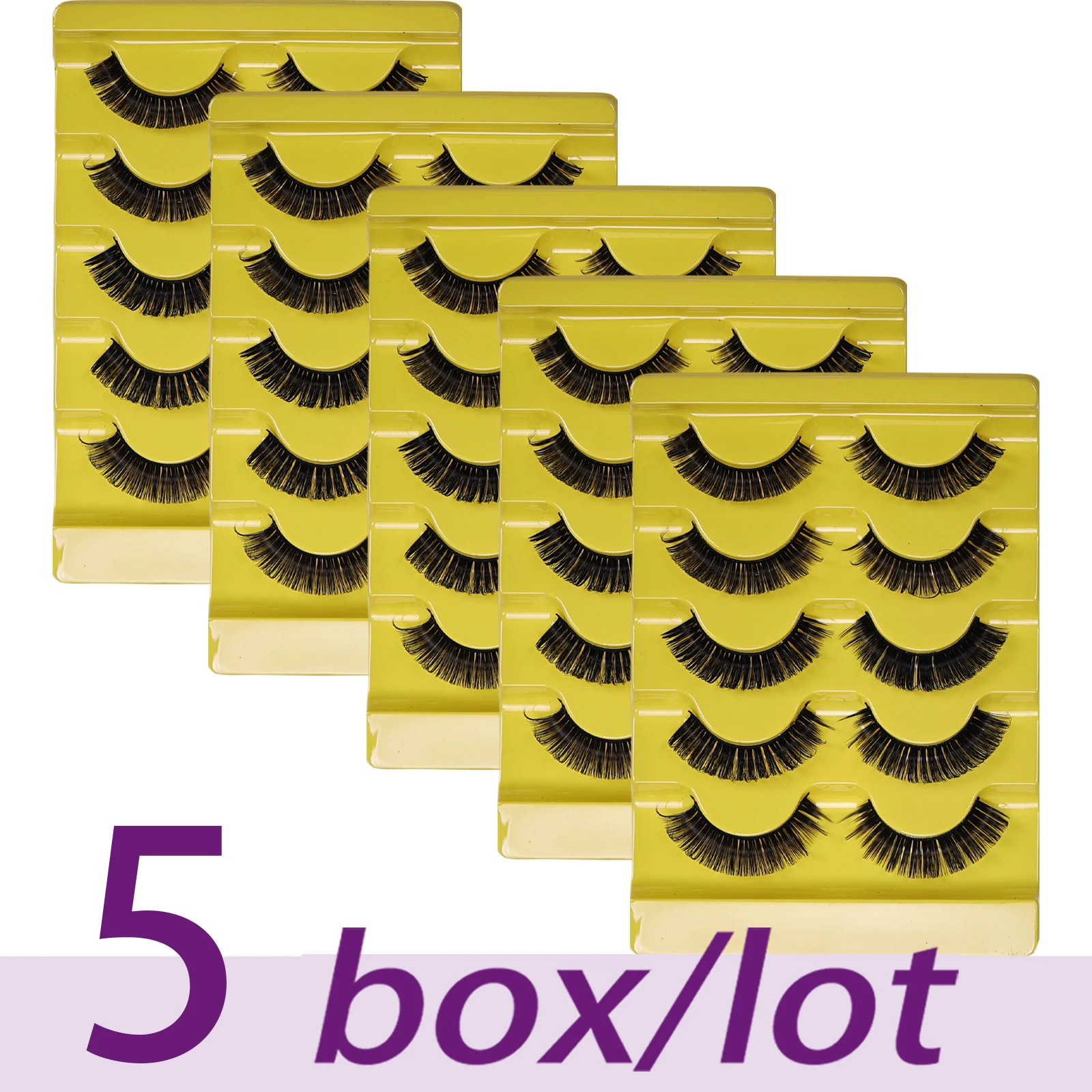 15 أزواج/25 أزواج جلدة DD الروسية الرموش الصناعية الرموش وهمية قابلة لإعادة الاستخدام ثلاثية الأبعاد رقيق الرموش الصناعية رمش تمديد #1