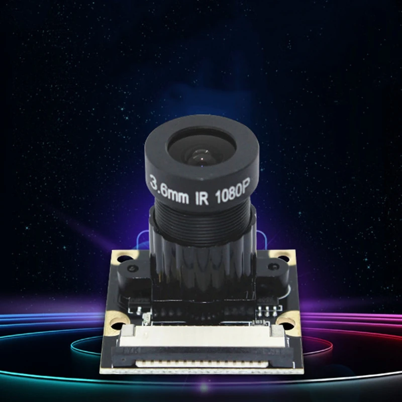 Camera Module 1080P 5 Million Pixels 1.8 Aperture 75° Wide Angle OV5647 Chip for Raspberry Pi 2/4/3B+