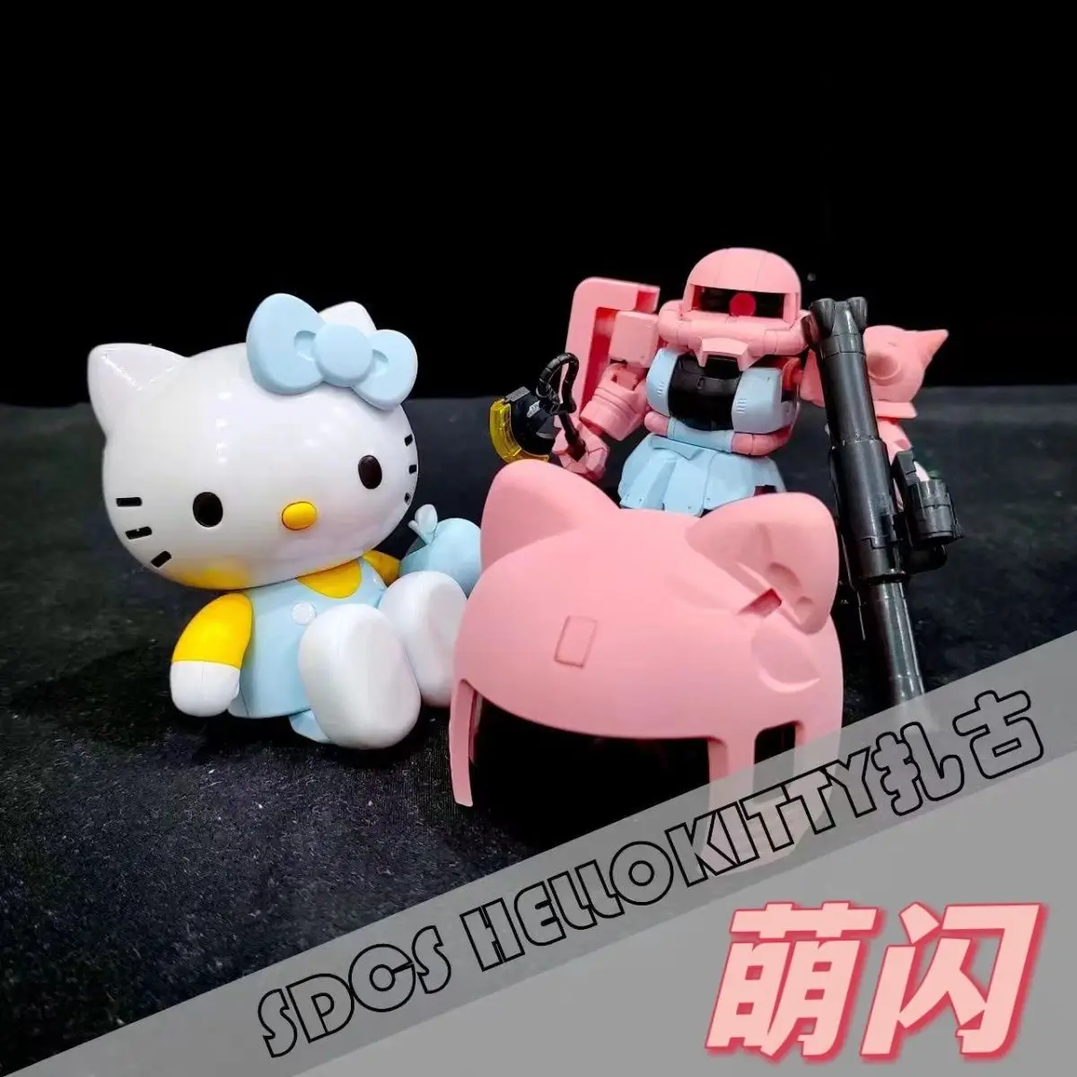 Mengshan-Kitty Cat Assembleia Modelo Kit, Action Figures Robot, Modelo Plástico, Hobby Estátua, Presente Toy Kids, MS, SD, KT, Zaku 2, Coleção