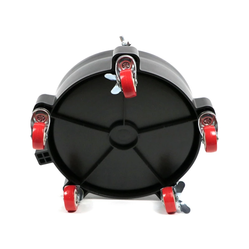 11.5 Inch Bucket Dolly Easy Push Removable Rolling Bucket Dolly 5 Roll Swivel Casters To Move 360 Degree Turning Black