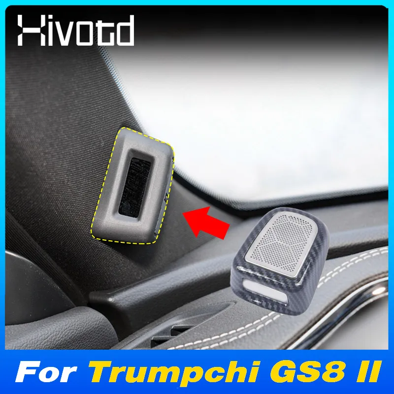 

For GAC Trumpchi GS8 II 2023 A-Pillar Car Horn Cover Audio Front Panel Interior Trim Sticker Modification Protective Accessories