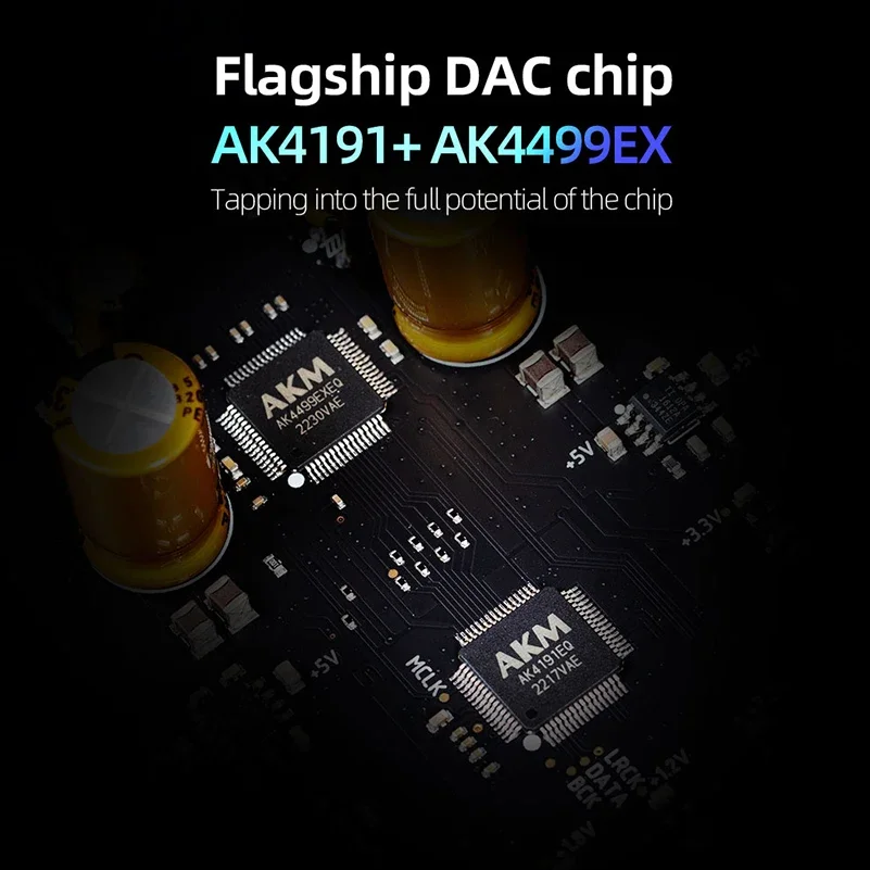 SMSL D400 PRO AK4499EX AK4191EQ DAC JAS Hi-Res Audio MQA CD فك PCM768 DSD512