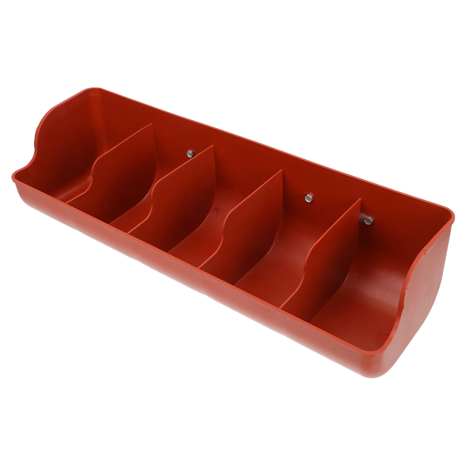 

Pig Feed Trough Plastic Feeder Supplies Feeding Tool Compartment Manger Livestock Baby Groove