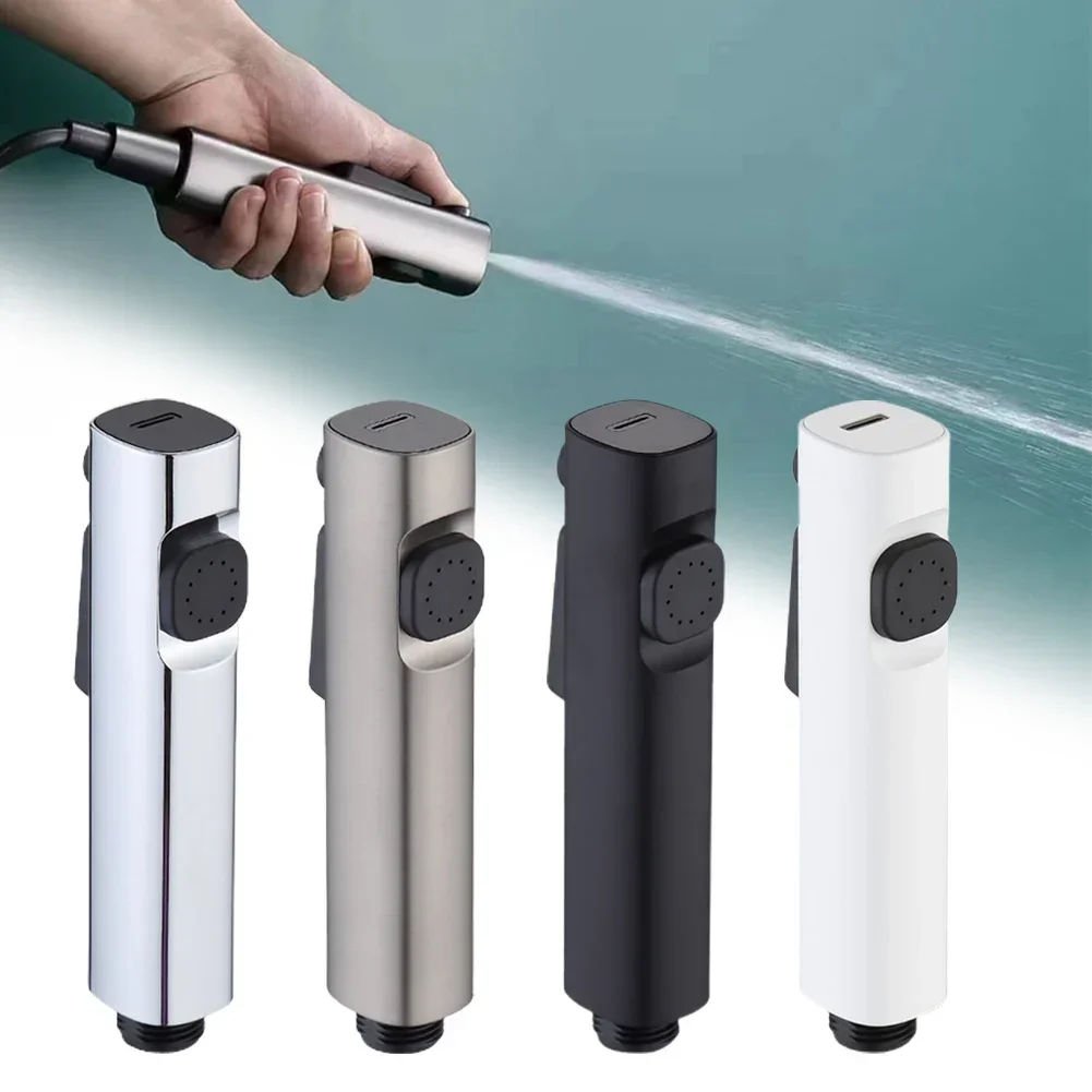 1PC głowica bidetowa do toalety ręczny spray do sanitarnego Shattaf prysznic łazienka ABS G1/2 "kran Bidet części wyciekającej wody