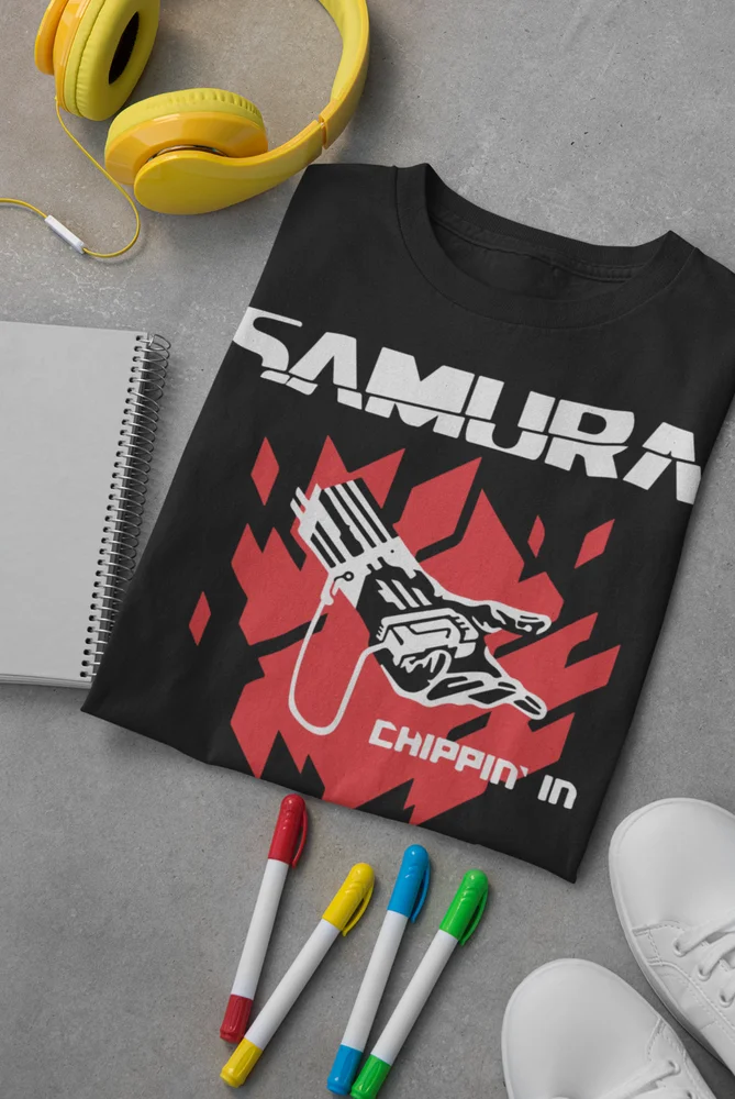 Unisex Chippin In Samurai Never Fade Away Graphic T-Shirt