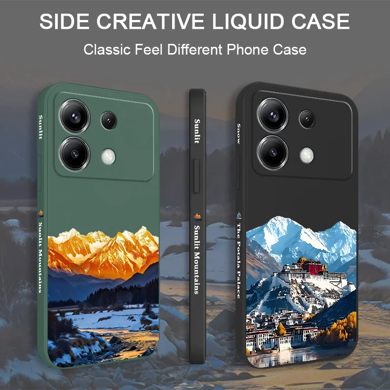 

Sunshine Mountain Phone Case For Xiaomi Poco F7 X7 X6 F6 M6 M5 M5S F5 X5 F4 X4 M4 F3 M3 X3 Pro 4G 5G GT Silicone Cover