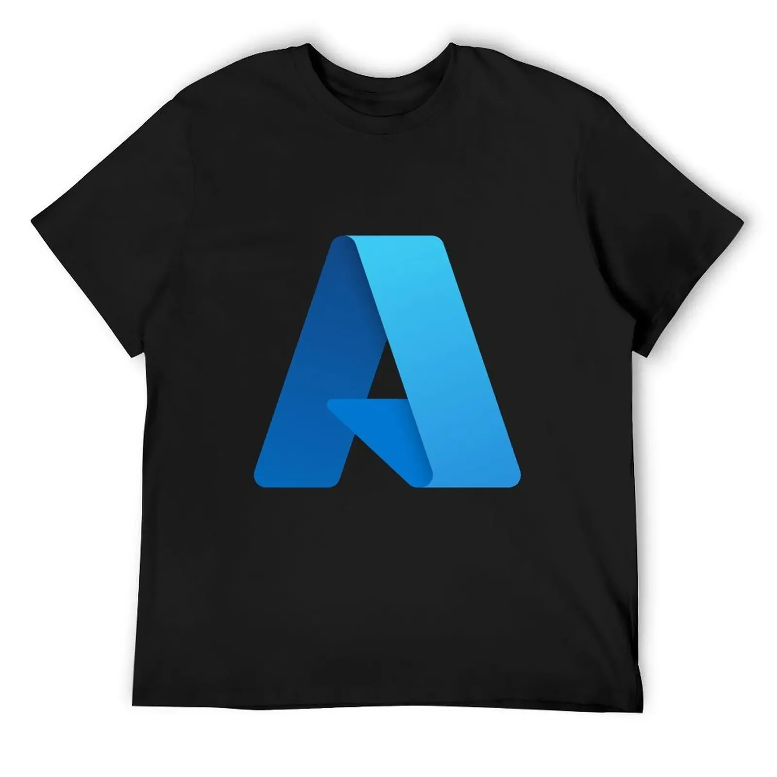 Microsoft Azure logo T-Shirt tops hippie clothes plain white t shirts men