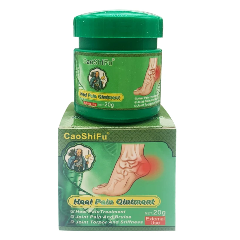 20g ZB Chinese Herbal Medicine Heel Pain Ointment Relief Foot Joint Pain Discomfort/Foot Numbness/Soreness Foot Health Care