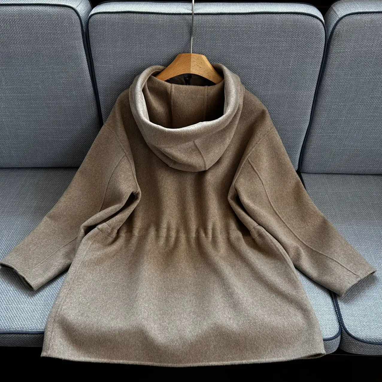 2024 New Cashmere And Wool Jackets For Women High Quality Zip Hoodies Luxury Design Women's Clothing