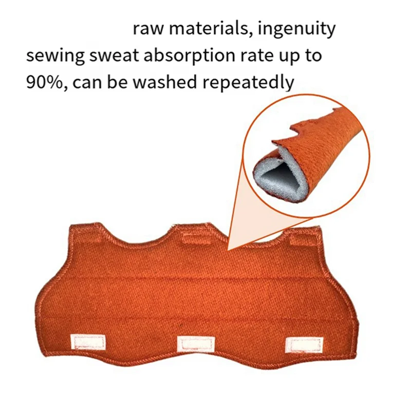 ABNO-Safe ヘルメット汗止めバンド ヘルメット汗止めバンド ライナー 溶接ヘルメット用 ヘルメット掛け布団パッド