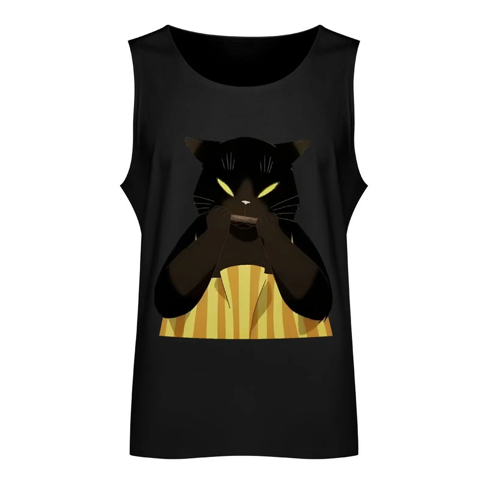 The Masterful Cat Is Depressed Again Today Tank Top sleeveless shirts bodybuilding men clothes t-shirt for man Top summer