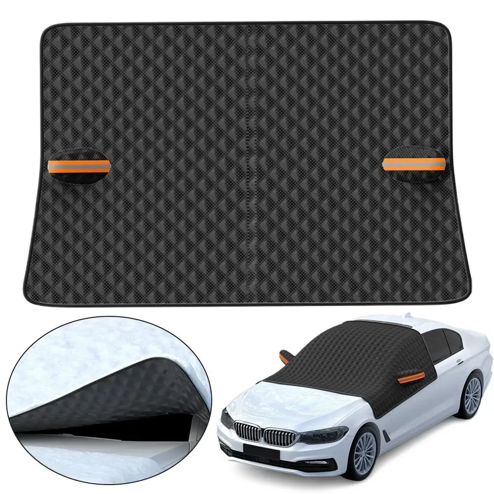 Snowy Artifact Car Windshield Snow Automobile Anti Freeze Snow Windshield Covers Windproof Snow Cover For Vehicles R1B7