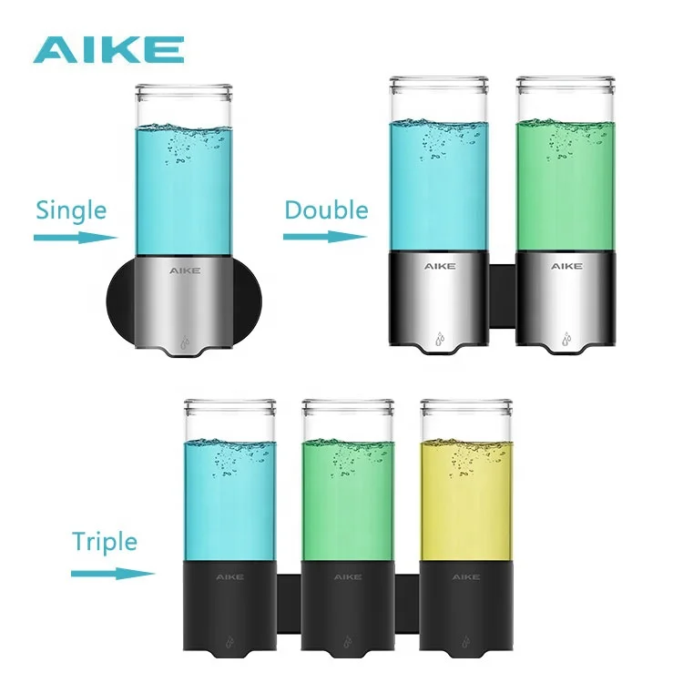 Imagem -06 - Design Automático Touchless Ipx7 à Prova Impermeável Água Banheiro Cozinha 500ml Dispensador de Sabão Duplo Ak1212 Novo