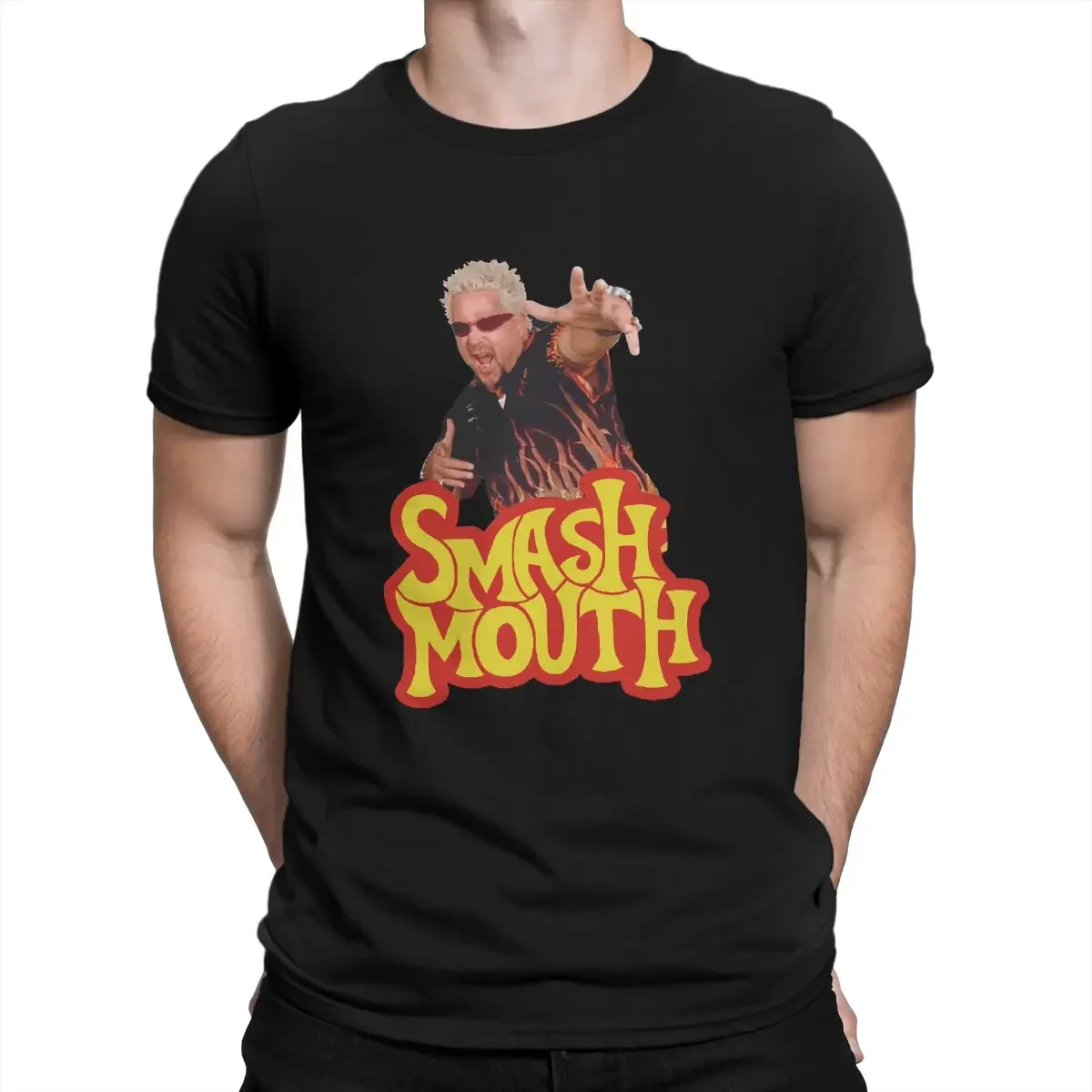 

Smash Mouth Newest TShirt for Men Fun Round Neck Pure Cotton T Shirt Personalize Birthday Gifts Streetwear