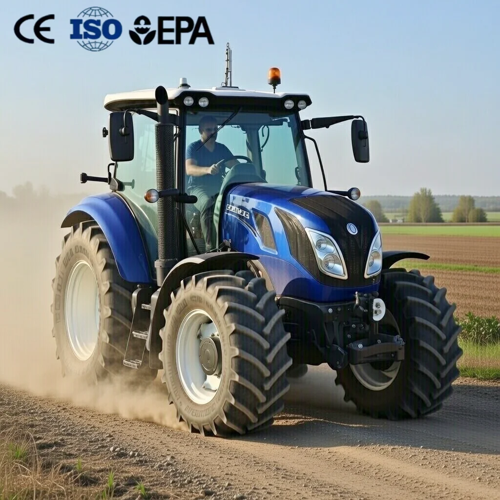 Hochleistungs-160PS-4x4-Traktor 1604 mit Luxuskabine, 6-Zylinder-Turbodieselmotor für Pflügen, Säen und Landwirtschaft