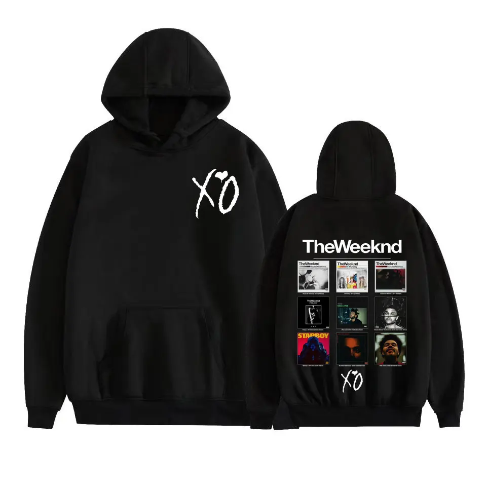 

Рэпер The Weeknd обложка альбома графические пуловеры для мужчин и женщин одежда винтажные толстовки в стиле хип-хоп High Street толстовки большого размера топы