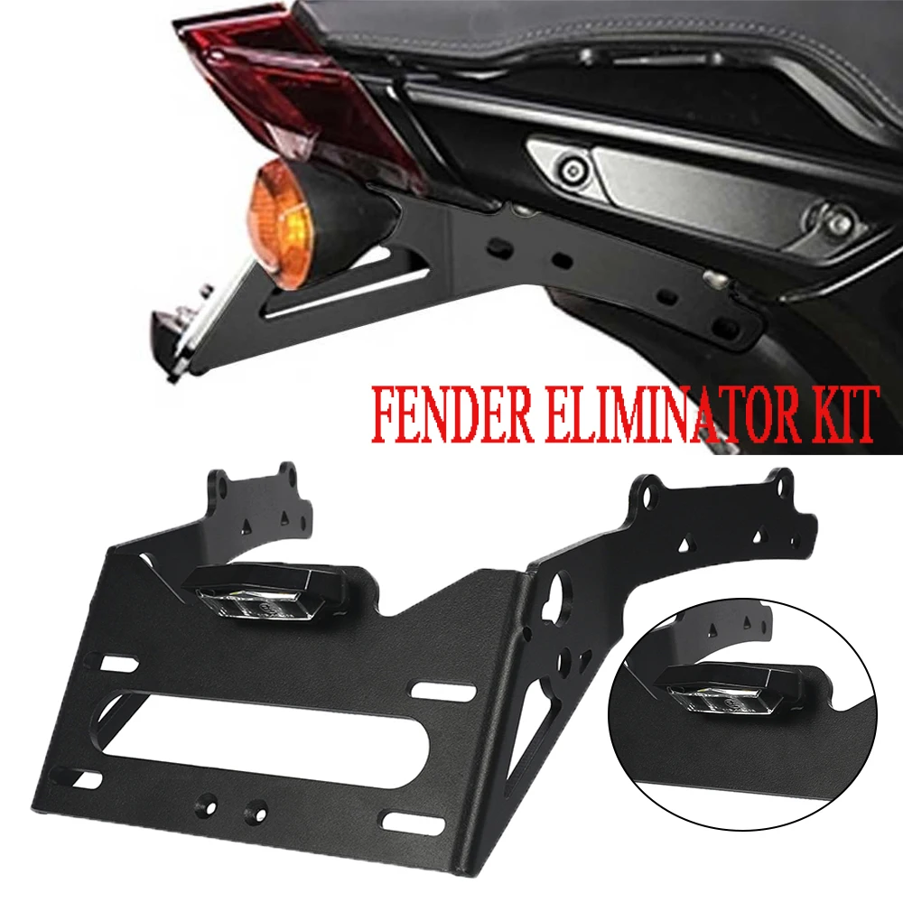 New Motorcycle 2023 License Plate Holder Bracket Rear Tail Tidy Fender Eliminator Kit For Indian FTR1200 FTR 1200 2019-2021 2022