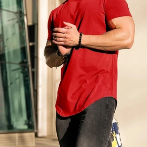 Herren Kurzarm Cotton T -Shirt, Bodybuilding, Athleisure, Training, Sporthemd, hochwertige Oberteile, Sommer, Sommer 8 Hauptverkaufsmuskeln Shirt - №3