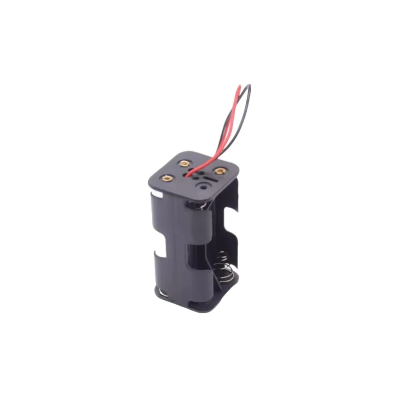Battery Box No. 5 Section 4 Double Layer/Back To Back 6V Battery Box With S/M Connector Plug Toy Holder