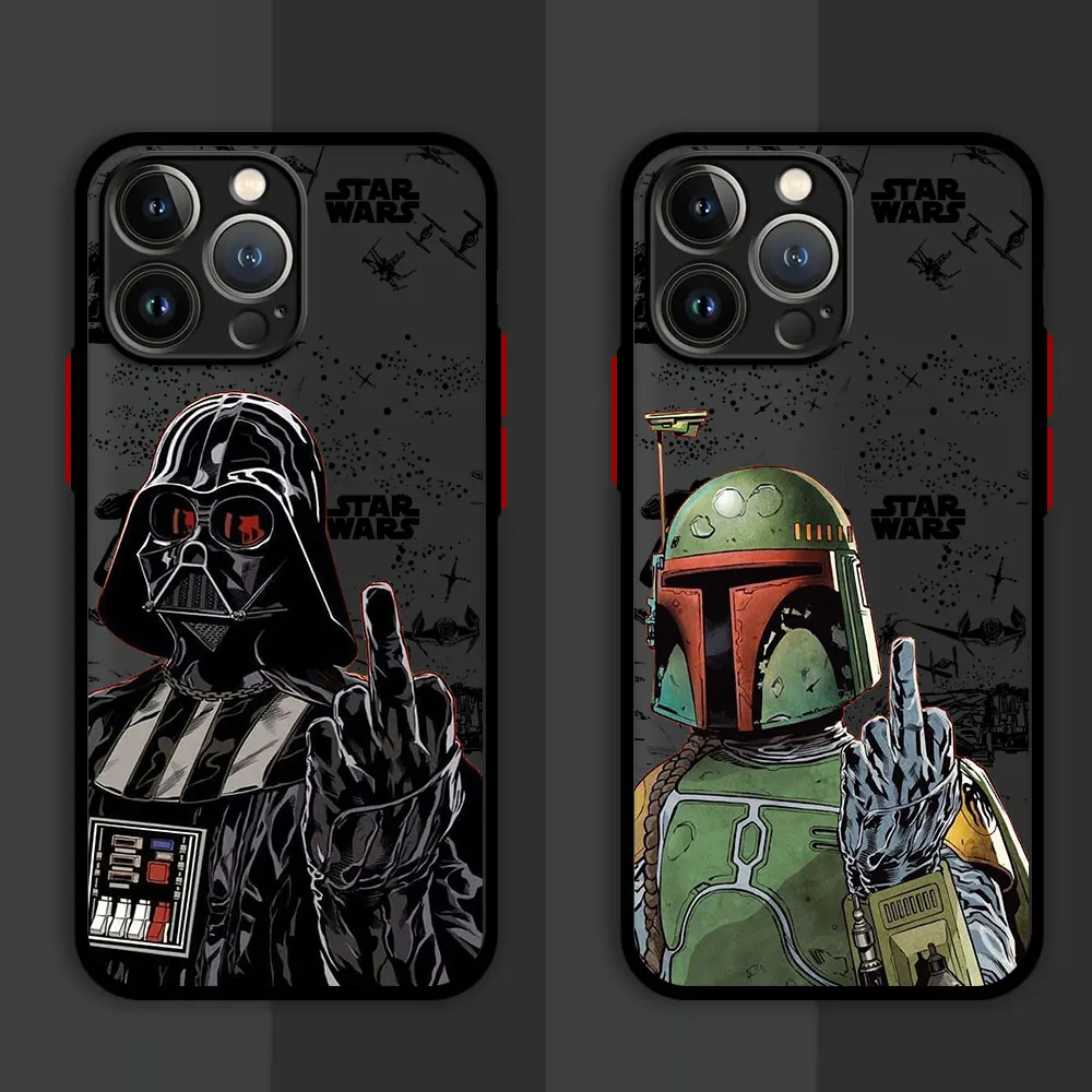 Cover Soft Phone Case for Apple iPhone 15 16 Pro XS X 12 Mini 14 16 Pro Max 11 Pro 13 16 Plus XR Back Stars Wars Cool Hero