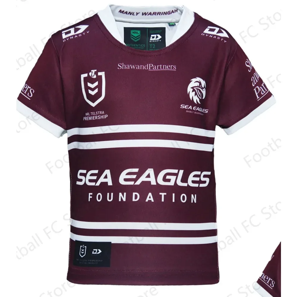 New Summer Arrival Australian NRL Manly-Warringah Sea Eagles 2024 Rugly Vest Jersey Training Jersey Kid Uniform for Adult&Kid