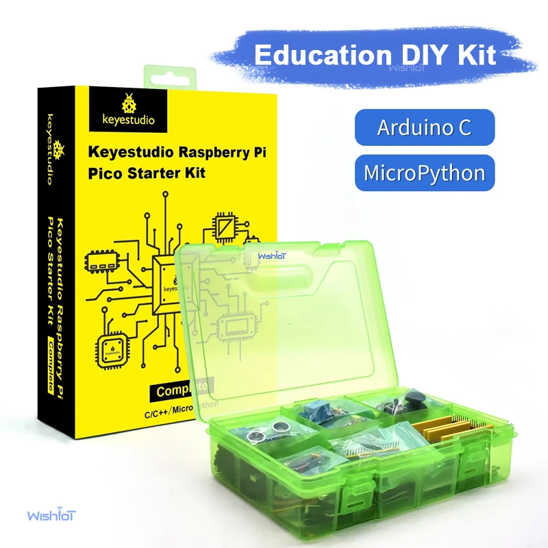 Keyestudio KS3025 Raspberry Pi Pico Complete leerkit Onderwijs DIY-kit Microcontroller Sensor Python Programmering Elektronisch