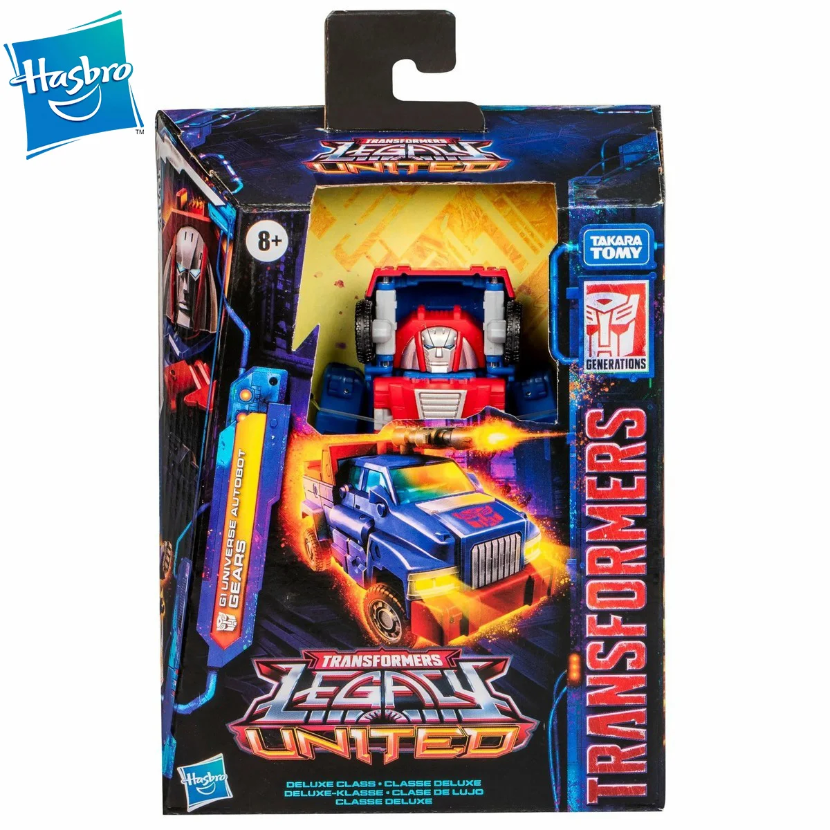 

Original Hasbro Transformers Legacy United Deluxe Class G1 Universe Autobot Gears Action Figure Collection Model Boy Toys