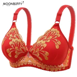 Sexy Bras Women Thin Embroidery Push Up Bras Wireless Comfort Breathable Bralette Women Underwear Sexy Lingerie Underwear