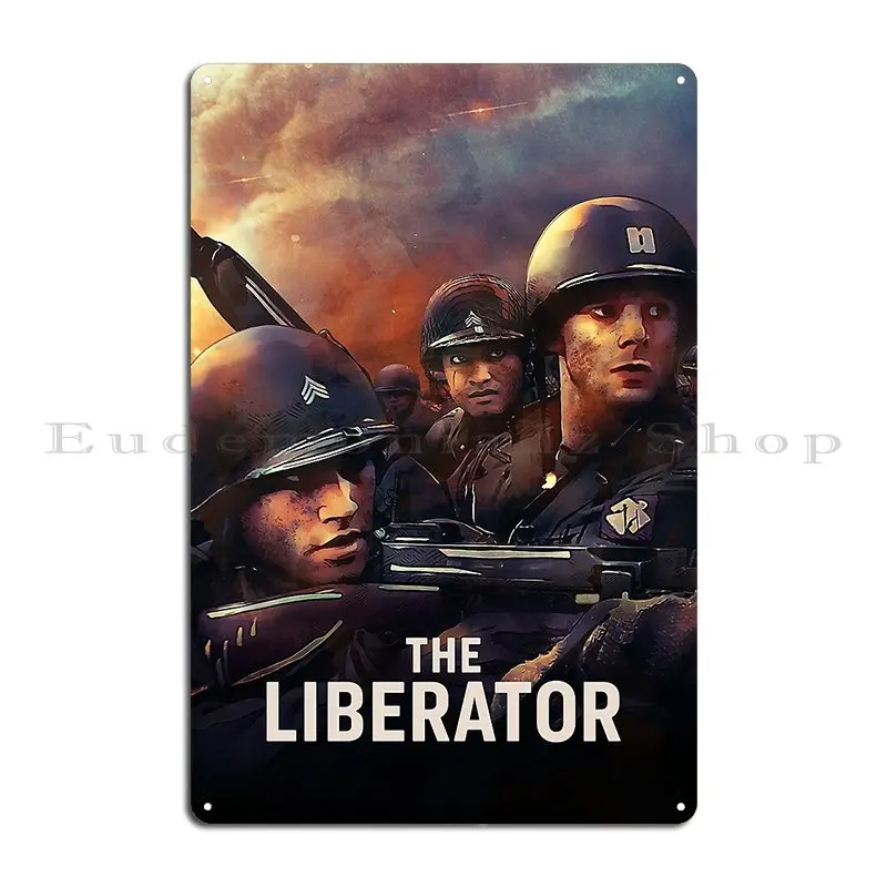 The Liberator Metal Plaque Poster Wall Pub Custom Bar Party Cinema Tin Sign Poster