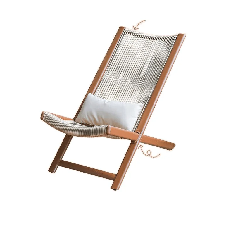 

outdoor balcony courtyard backrest rattan Internet celebrity bed and breakfast