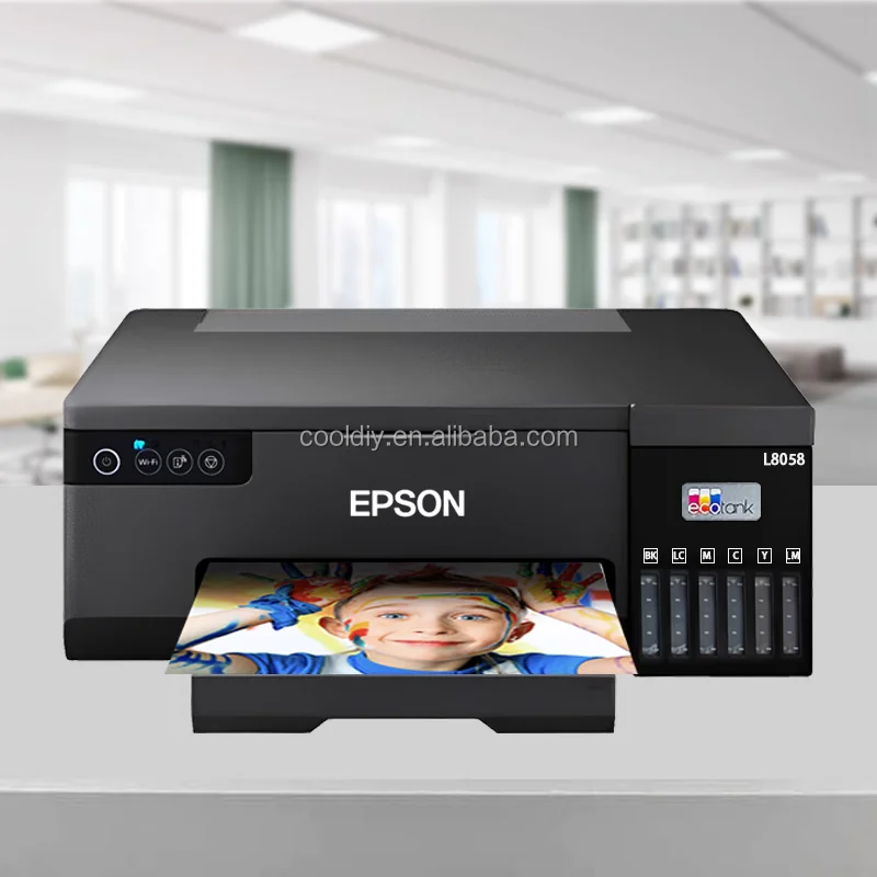 L8058/L8050 Inkjet Printer Cd Dvd Printer A4 Sublimation Printer Digital Print Marketing Wireless Hot Key Plate Paper