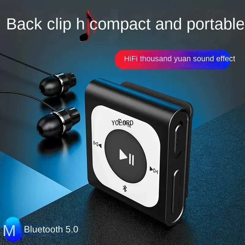 Mini Small Portable Outdoor Music Player Sports Mp3 Player Bluetooth Clip Pedometer Bluetooth Walkman