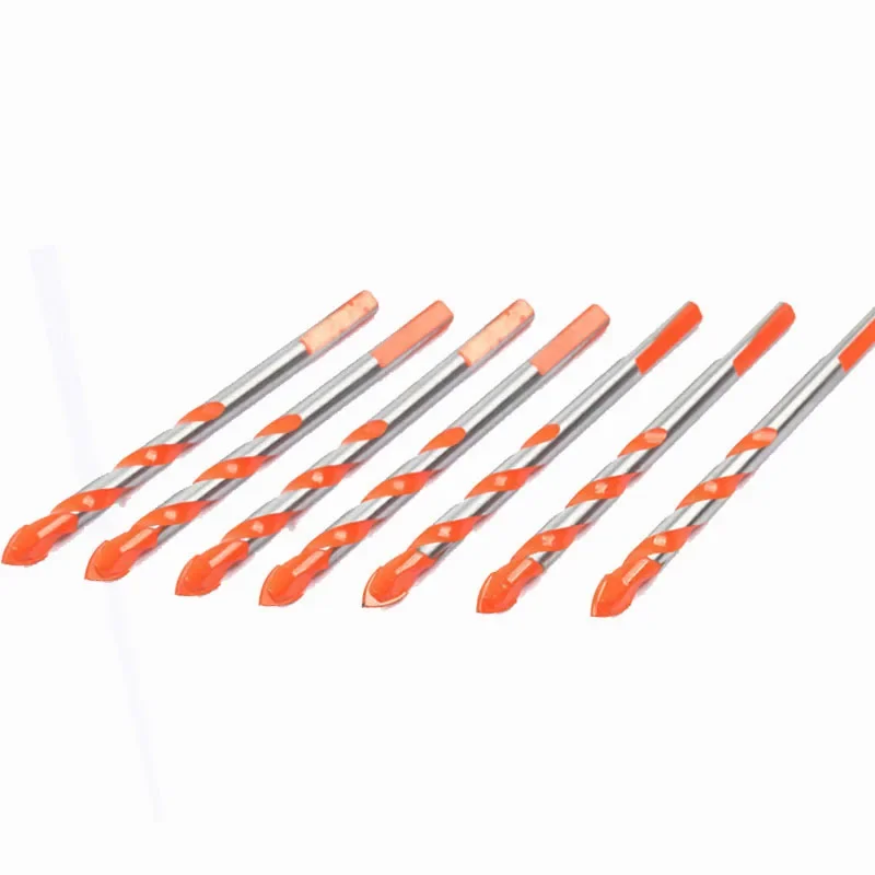 3/4/5/6/8/10/12mm Drill Bits Tile Drill Bits for Glass Ceramic Concrete Hole Opener Hard Metal Alloy Triangle Drill Bit Tools