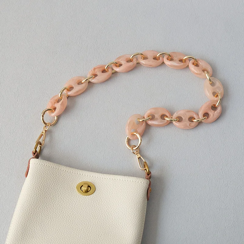 Neue Mode Damenhandtaschen-Accessoire Abnehmbare Ersatzteile Kette Candy Candy Riemen Damenhandtasche Metall-Schultergriff-Kette – Detail 34