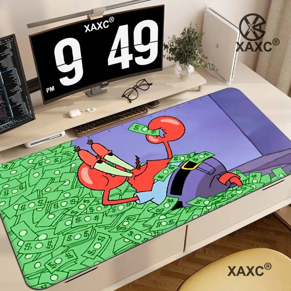 

New SpongeBob SquarePants Mouse Pad Extra Large Anime Cute Patrick Star Computer Keyboard Office Desktop Pad Student Writing Pad