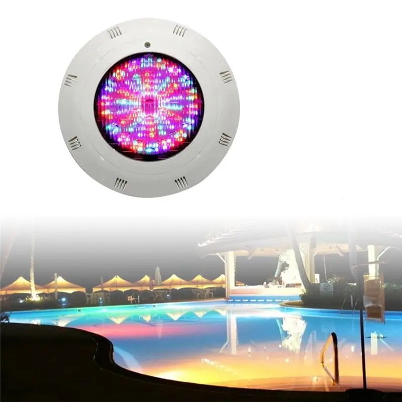 TFORU-1 Set 12V 18W LED Pool Light Underwater Lights Underwater Color-Change LED Lights RGB IP68 With Remote (18W)