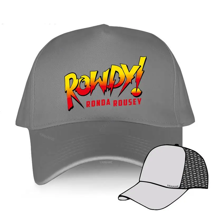 Adult Baseball Caps Spring Summer brand men's golf hat ROWDY RONDA ROUSEY snapback Original Cap female funny vintage print Hats