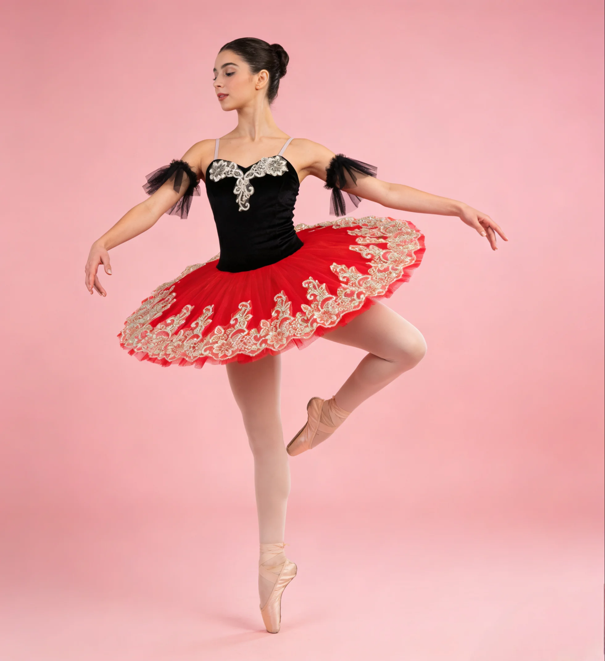 

Красное балетное туту для детей, девочек, взрослых и женщин, профессиональные балетные костюмы для танцев, платье-туту для балерины для взрослых, женщин и девочек