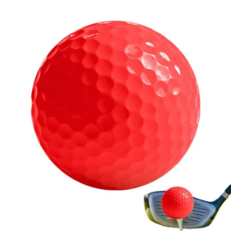 

Golf Practice Balls Realistic Feel Flight Training Balls Color Golf Balls For Indoor Or Outdoor Backyard