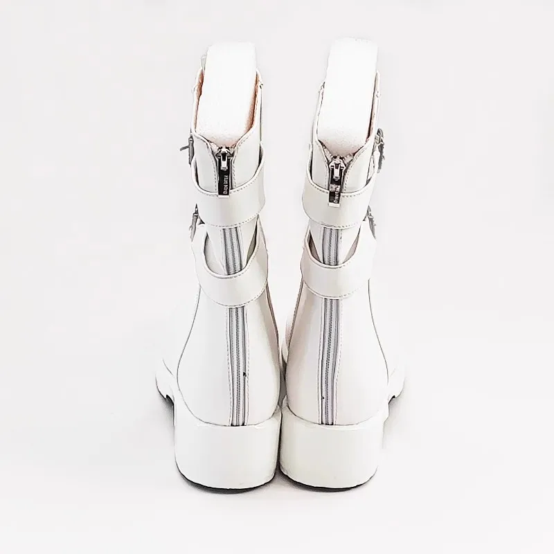 أنيمي دور اللعب مانجيرو سانو تأثيري ازياء أحذية الرجال بولي Leather الجلود الدعائم الأحذية لجميع القديسين كرنفال حفلة عيد الميلاد مخصصة