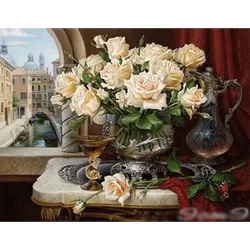 7593 Cross Stitch Sets Cross Stitch Paintings 14ct 18ct Stich Cross Stitch Kit Embroidery Needle Arts & Craft Complete Kit Hobby