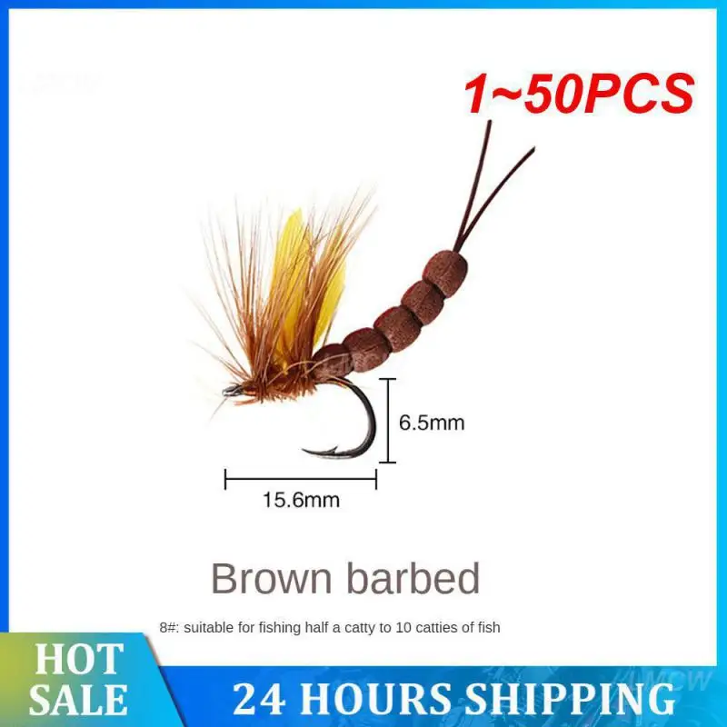 

1~50PCS Fishing Gear Bait And Bait Twice The Strength High Quality Materials Fake Bait Fishing Tools Bait Bright Coating