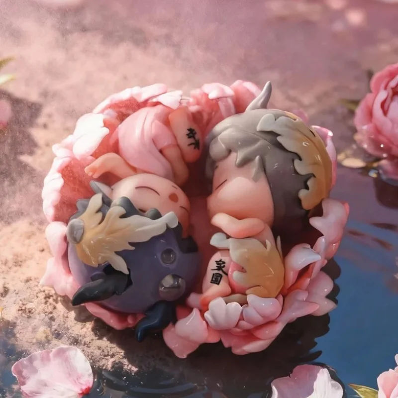 Серия Mimi Echoes Of Mountains And Rivers, слепая коробка, модная милая коллекция, украшение для рабочего стола, игрушка для девочек, подарок на день рождения, Рождество