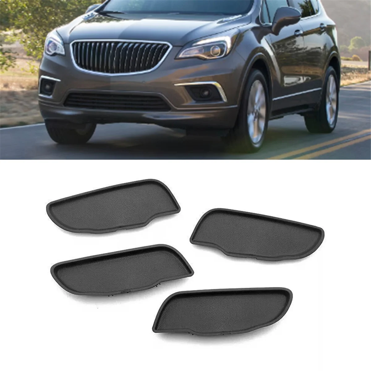 Car Door Armrest Pad Door Armrest Storage Box Pad 22990329 22990321 for Buick Envision 2016-2020