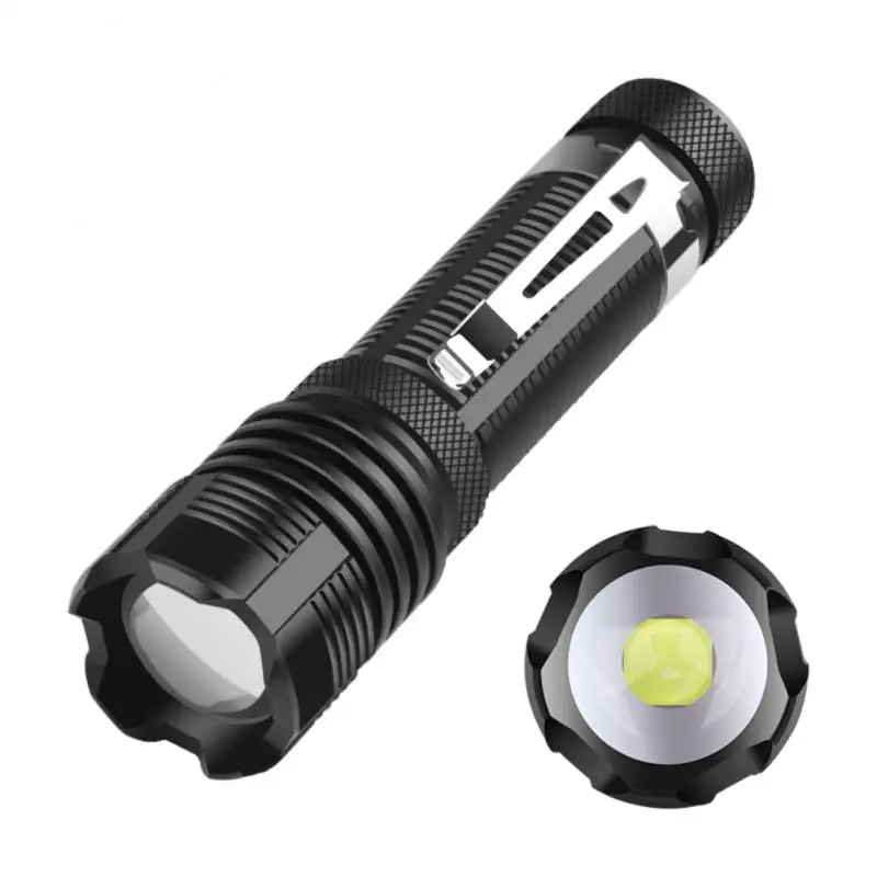 1~10PCS Edc Lamp Aluminum Alloy Small Telescopic Zoom Mini Powerful Xhp50 For Camping Fish Outdoor Lighting Hot