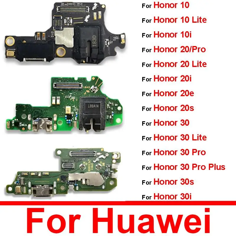 

USB-разъем для зарядки Huawei Honor 10 20 30 Pro Plus Lite 20i 20e 20S 30i 30S