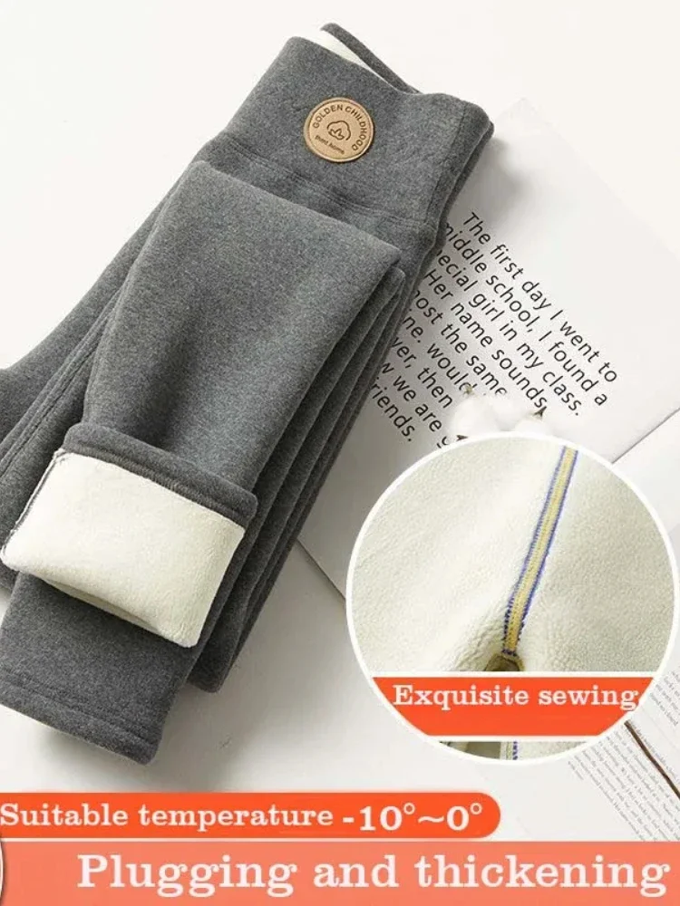 الشتاء النساء طماق القطن المخملية الصوف السراويل الضيقة الإناث يغطي الرجل عالية الخصر الحرارية تمتد سميكة الدافئة طماق للنساء #3