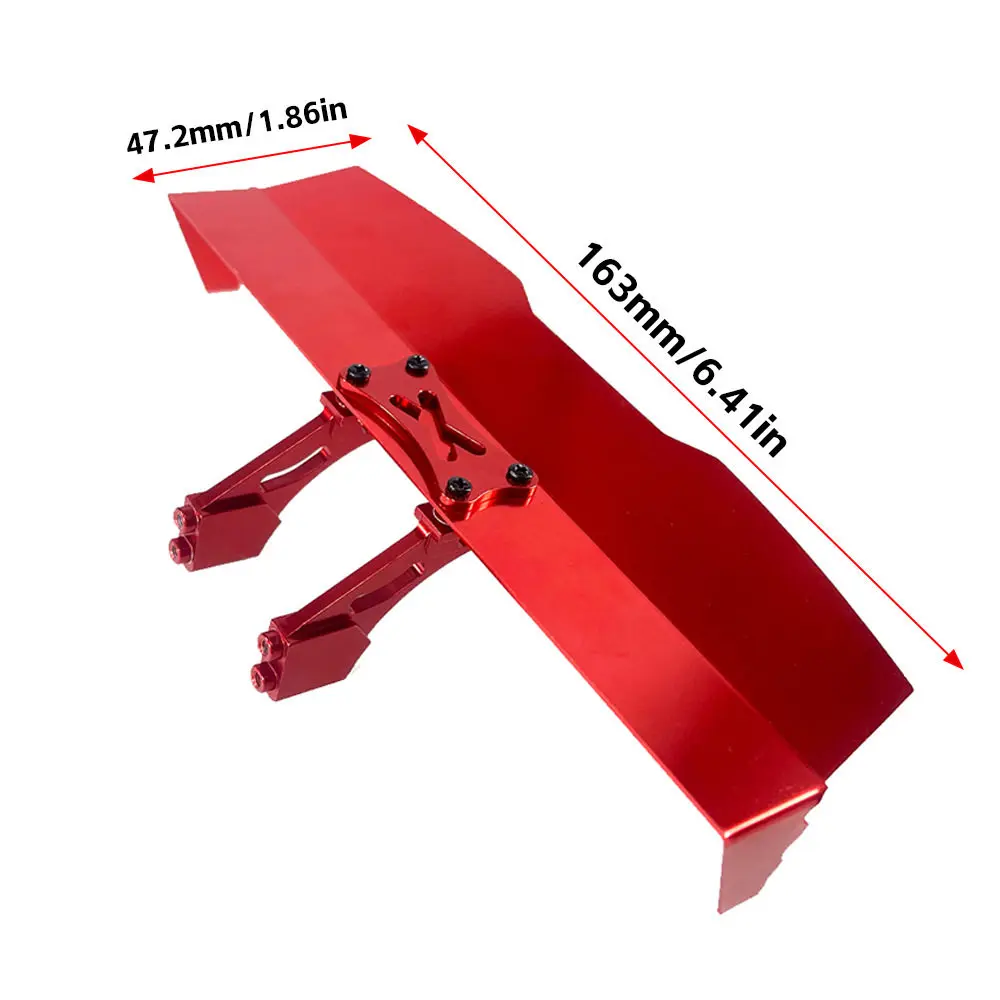 

Металлическое заднее крыло MJX 1/16 для радиоуправляемых машинок, модернизированная деталь, совместимая с моделями 16207 H16PL, прочное алюминиевое украшение, аксессуар для тюнинга