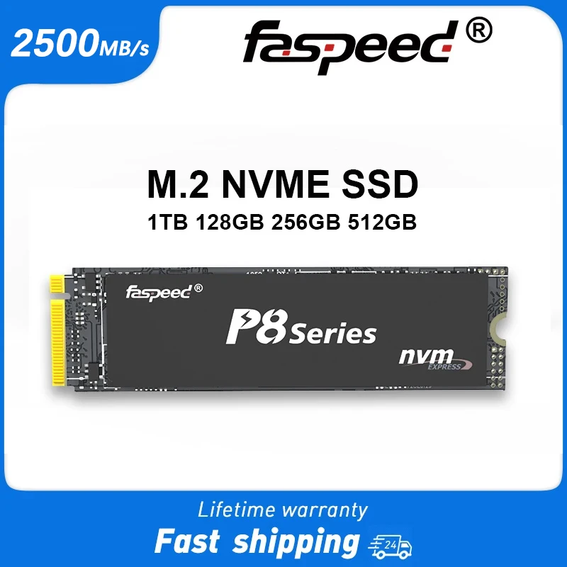 

Faspeed M2 Nvme SSD 512GB 128GB 256GB 1TB Solid State Drive PCIe 2280 Internal Hard Disk For PC Laptop Desktop X99 HDD M 2 Nvme