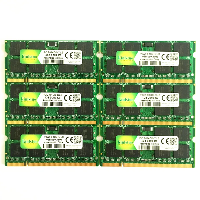 DDR2 RAM 4GB 800MHz SODIMM 4GB 2RX8 PC2-6400S Laptop Memory 667MHZ